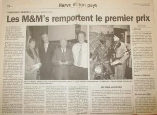 Les M&M's remportent le premier prix