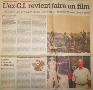 Un ex-GI revient faire un film