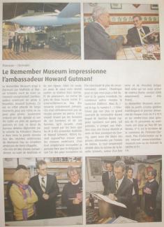 Le Remember Museum impressionne Howard Gutman